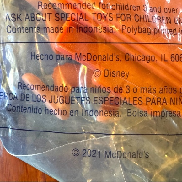 NEW 2021 McDonald’s Walt Disney World 50th Anniversary Happy Meal Toy – Abu (#4) - Picture 5 of 6